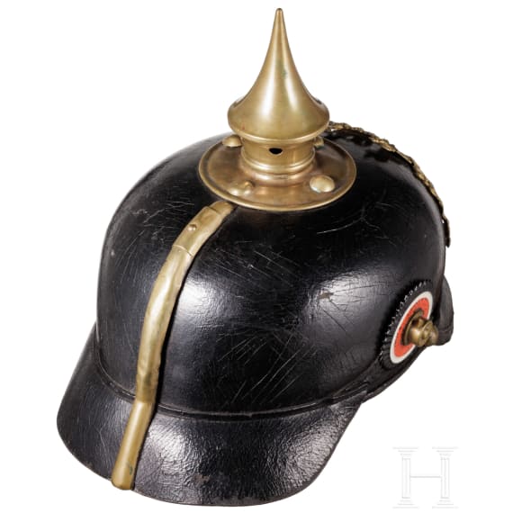 Helm f&uuml;r Mannschaften der bayerischen Infanterie, um 1900