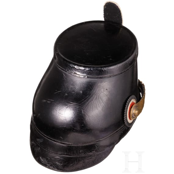 Tschako M 1895 eines Einj&auml;hrigfreiwilligen der J&auml;ger