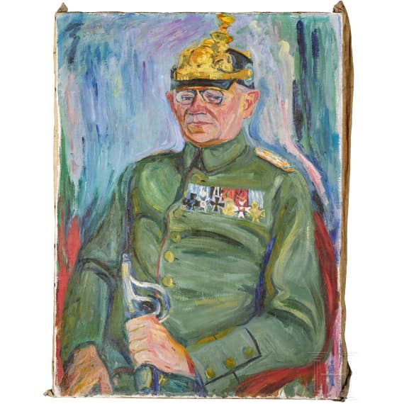 Portraitgem&auml;lde eines Obersts der Artillerie a.D.