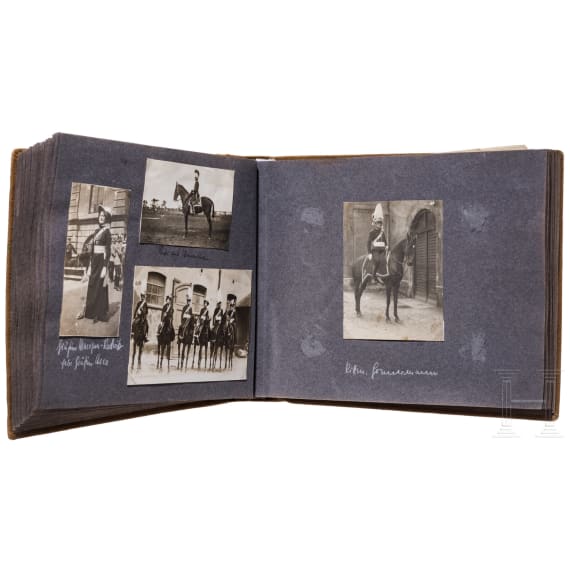 Rudolf Graf von Marogna-Redwitz (1886 - 1944) - Fotoalbum, vorwiegend K.B. 1. Schweres Reiter-Regiment, ab 1904