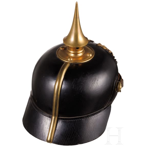 Helm f&uuml;r Mannschaften im Braunschweigischen Infanterie-Regiment Nr. 92, datiert 1894