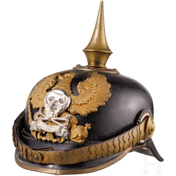 Helm f&uuml;r Mannschaften/Unteroffiziere im Braunschweigischen Infanterie-Regiment Nr. 92, ab 1912