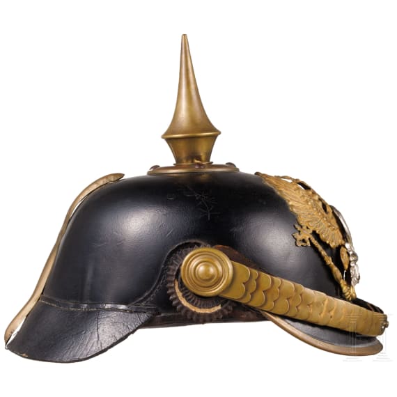 Helm f&uuml;r Mannschaften/Unteroffiziere im Braunschweigischen Infanterie-Regiment Nr. 92, ab 1912