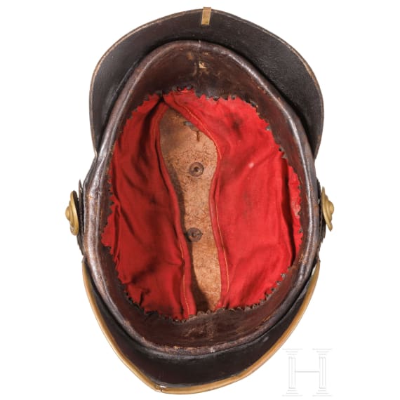 Helm f&uuml;r Mannschaften/Unteroffiziere im Braunschweigischen Infanterie-Regiment Nr. 92, ab 1912