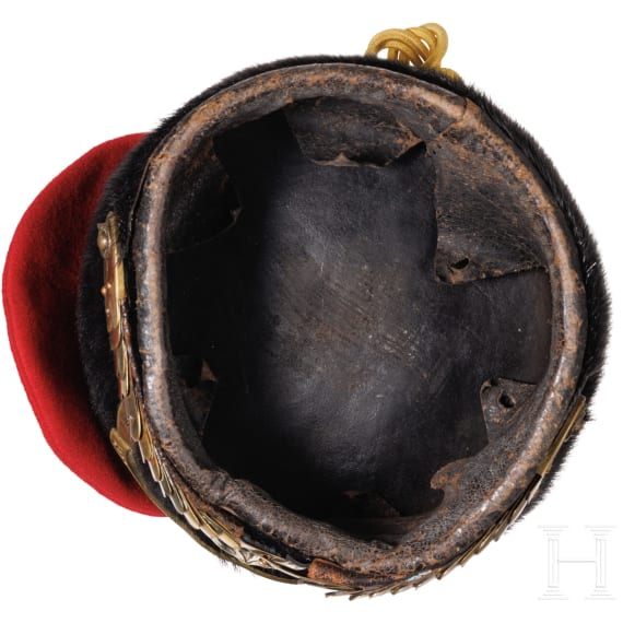 Pelzm&uuml;tze f&uuml;r Mannschaften des Husarenregiments Nr. 17