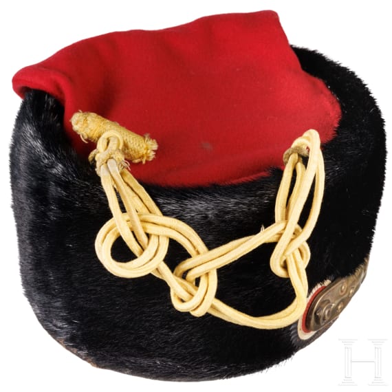 Pelzm&uuml;tze f&uuml;r Mannschaften des Husarenregiments Nr. 17