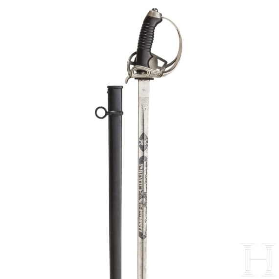 Kavalleriedegen 89 f&uuml;r Angeh&ouml;rige des Braunschweigischen Husaren-Regiments Nr. 17