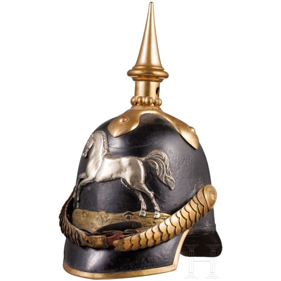 Helm M 1849 f&uuml;r Mannschaften der Infanterie, um 1850
