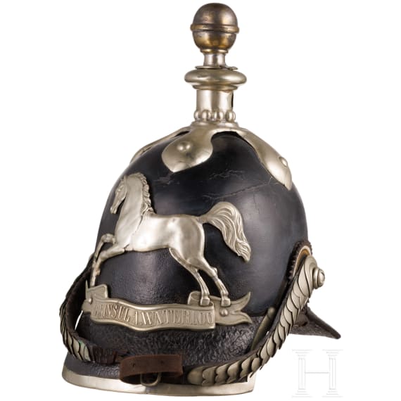 Helm f&uuml;r Mannschaften der Artillerie, um 1847 - 1859
