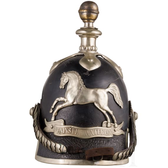 Helm f&uuml;r Mannschaften der Artillerie, um 1847 - 1859