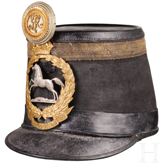 Tschako f&uuml;r Angeh&ouml;rige der Linien-Infanterie, um 1860
