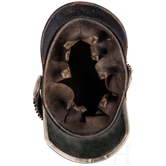 Tschako f&uuml;r Mannschaften der leichten Infanterie, um 1850 - 1860