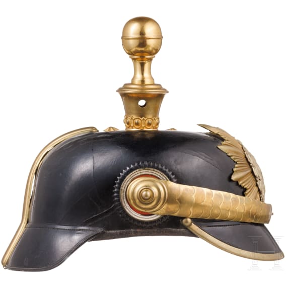 Helm f&uuml;r Offiziere im Feldartillerie-Regiment Nr. 60, um 1910