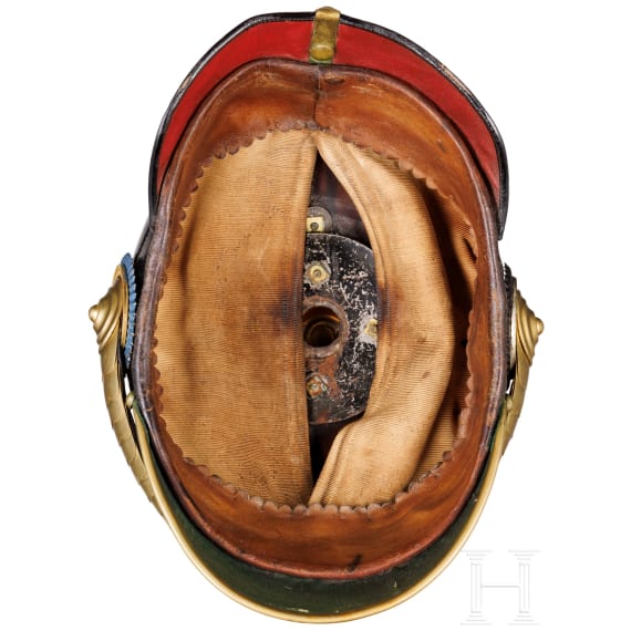 Helm f&uuml;r Offiziere im Feldartillerie-Regiment Nr. 60, um 1910