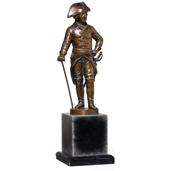 Friedrich der Gro&szlig;e - Bronzestatuette, um 1900