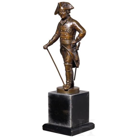 Friedrich der Gro&szlig;e - Bronzestatuette, um 1900