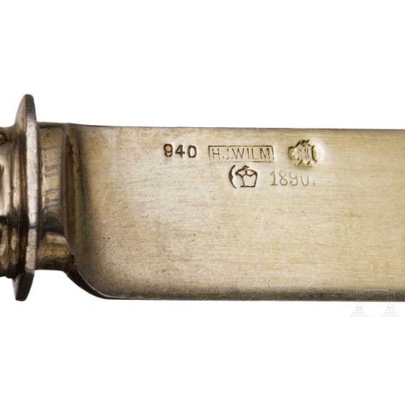 Kaiser Wilhelm II. - Messer und Gabel aus dem kaiserlichen Silberbesteck