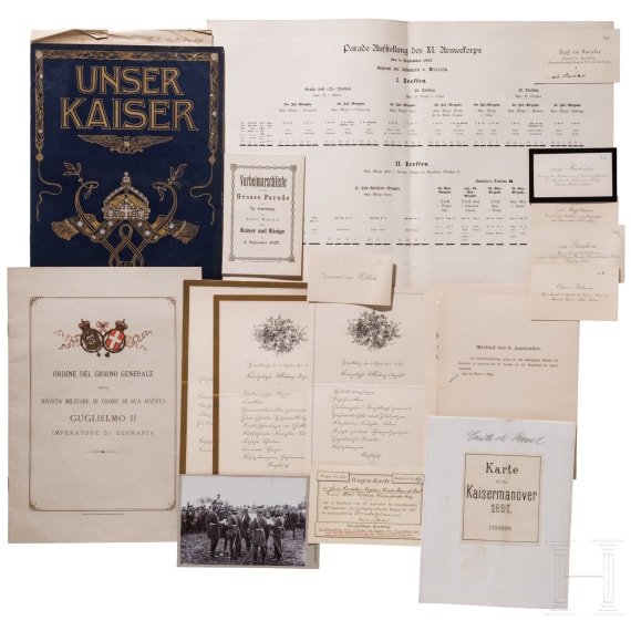 Gro&szlig;admiral Paolo Thaon di Revel (1859 - 1948) - Dokumente &uuml;ber das deutsche Kaiserman&ouml;ver 1897 aus dem Nachlass des damaligen Korvettenkapit&auml;ns und Fl&uuml;geladjutanten von K&ouml;nig Umberto I.
