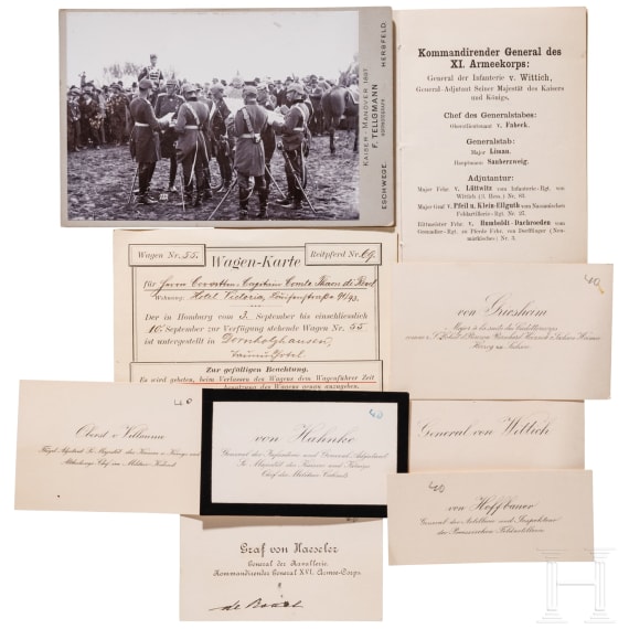 Gro&szlig;admiral Paolo Thaon di Revel (1859 - 1948) - Dokumente &uuml;ber das deutsche Kaiserman&ouml;ver 1897 aus dem Nachlass des damaligen Korvettenkapit&auml;ns und Fl&uuml;geladjutanten von K&ouml;nig Umberto I.