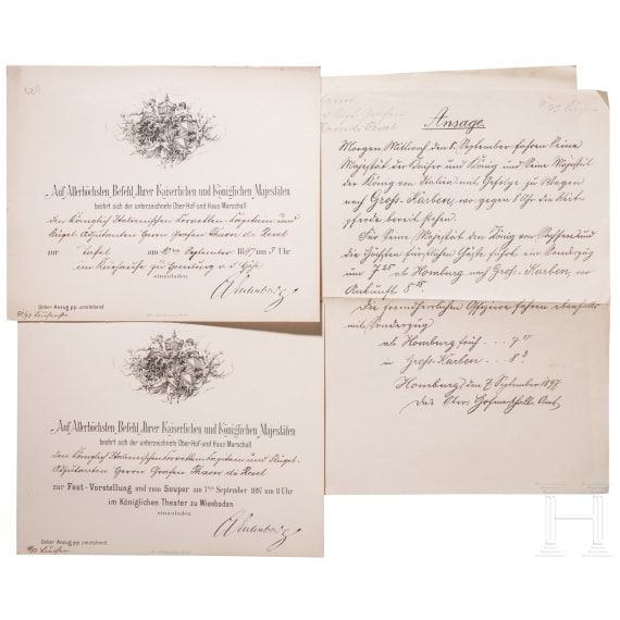 Gro&szlig;admiral Paolo Thaon di Revel (1859 - 1948) - Dokumente &uuml;ber das deutsche Kaiserman&ouml;ver 1897 aus dem Nachlass des damaligen Korvettenkapit&auml;ns und Fl&uuml;geladjutanten von K&ouml;nig Umberto I.