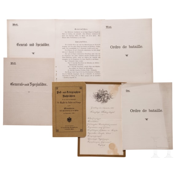 Gro&szlig;admiral Paolo Thaon di Revel (1859 - 1948) - Dokumente &uuml;ber das deutsche Kaiserman&ouml;ver 1897 aus dem Nachlass des damaligen Korvettenkapit&auml;ns und Fl&uuml;geladjutanten von K&ouml;nig Umberto I.
