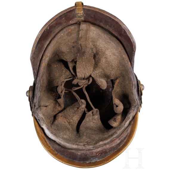 A helmet for men of the infantry guard, circa 1900