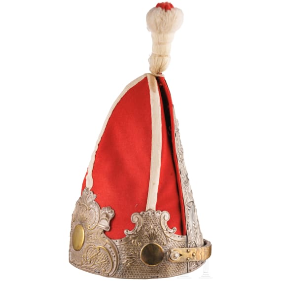 A Grenadier cap for men in the 1st Guards Regiment on foot, worn from 1897 onwards