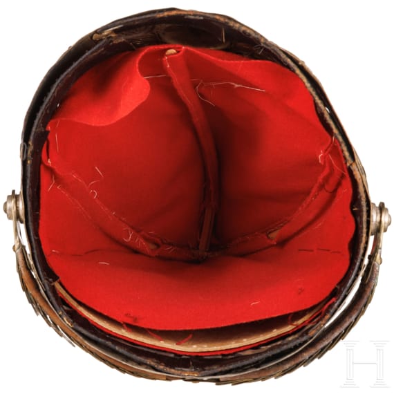 A Grenadier cap for men in the 1st Guards Regiment on foot, worn from 1897 onwards