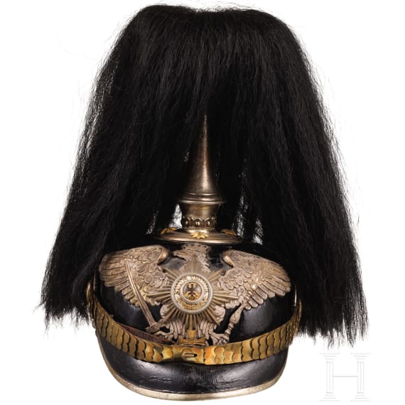 A helmet for officers of the Guards Infantry or the Guards Pioneers, circa 1900