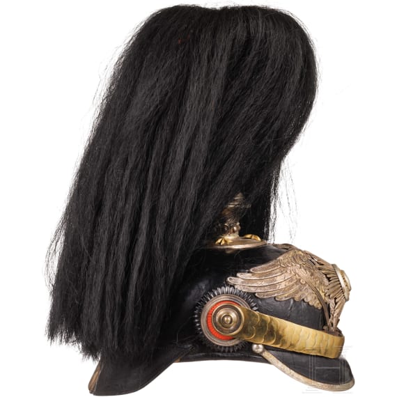 A helmet for officers of the Guards Infantry or the Guards Pioneers, circa 1900