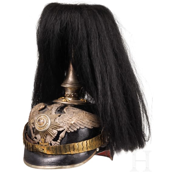 A helmet for officers of the Guards Infantry or the Guards Pioneers, circa 1900