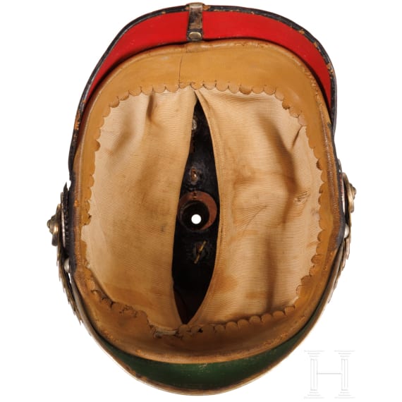 A helmet for officers of the Guards Infantry or the Guards Pioneers, circa 1900