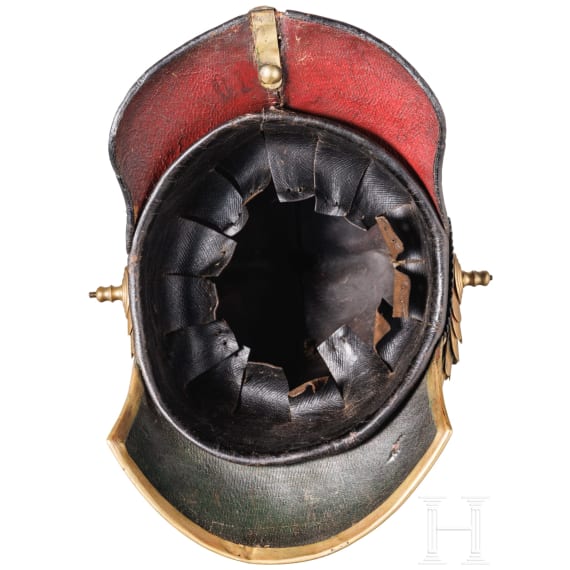 A helmet M 1842 for non-commissioned officers of the infantry
