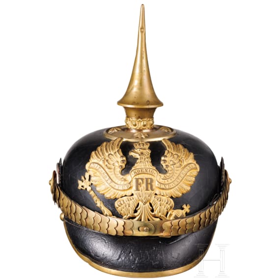 A helmet for line infantry officers, circa 1900