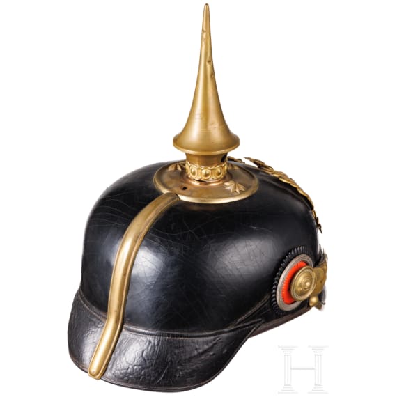 A helmet for line infantry officers, circa 1900