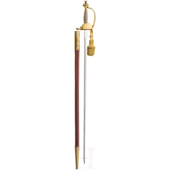 An old style small sword for officers of the infantry, 20th century