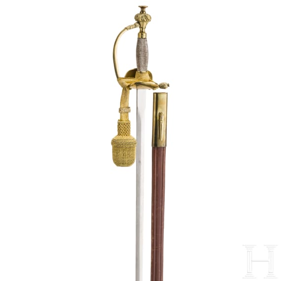 An old style small sword for officers of the infantry, 20th century