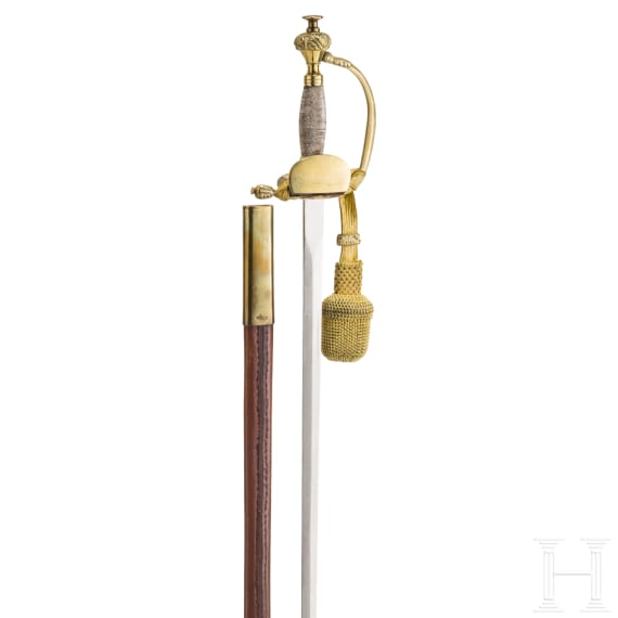 An old style small sword for officers of the infantry, 20th century