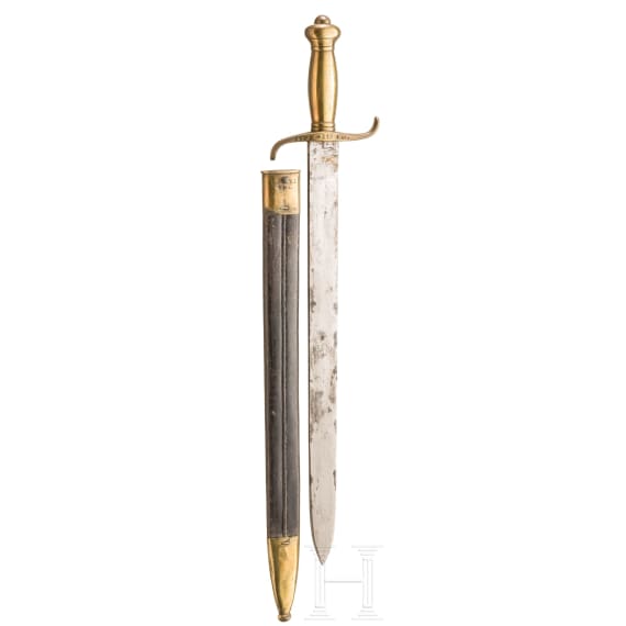An infantry fascine knife M 1852