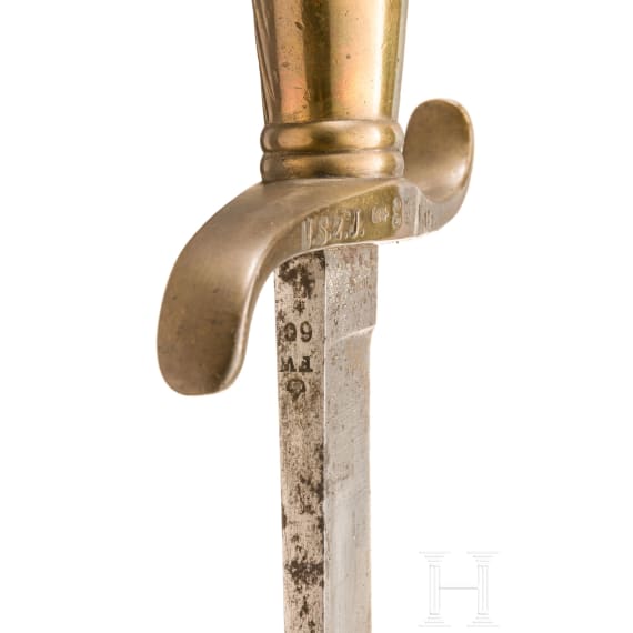 An infantry fascine knife M 1852