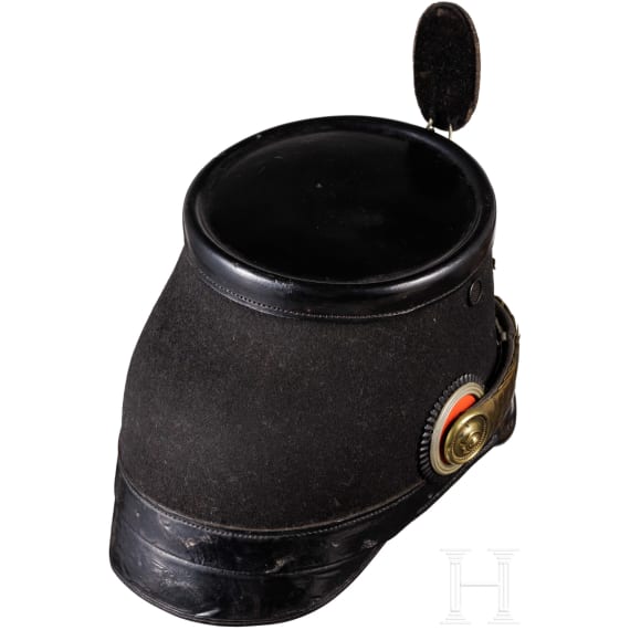 A shako for an officer of the Jaeger Battalions No. 1, 3 - 9, circa 1910