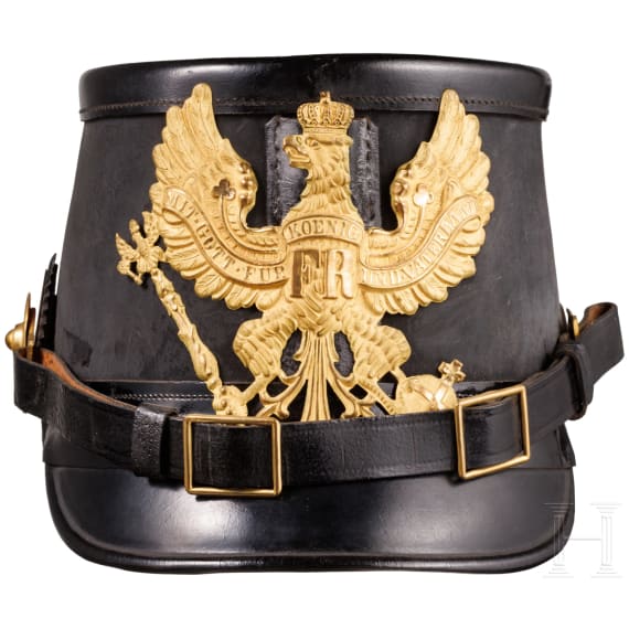 A shako M 1895/97 for NCO's of the riflemen battalions