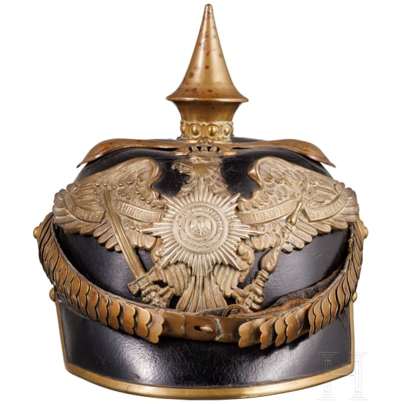 A helmet for non-commissioned officers of the guard cavalry, circa 1890