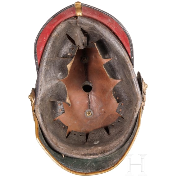 A helmet for non-commissioned officers of the guard cavalry, circa 1890