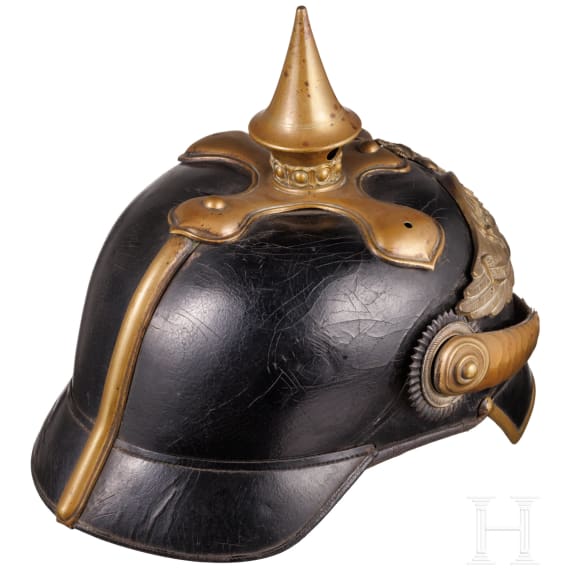A helmet for non-commissioned officers of the guard cavalry, circa 1890