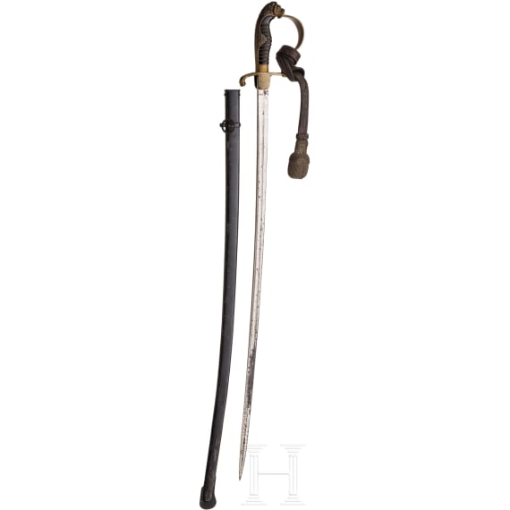 A lion's head sabre for officers of the cavalry