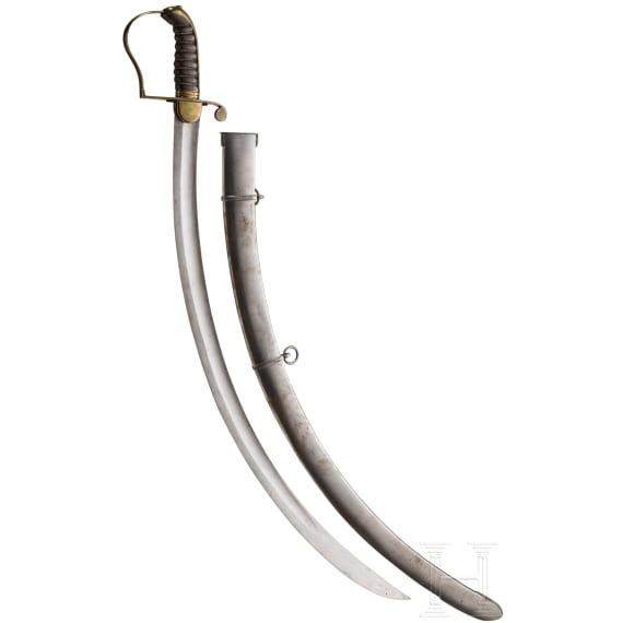 A sabre for members of the light cavalry, circa 1800