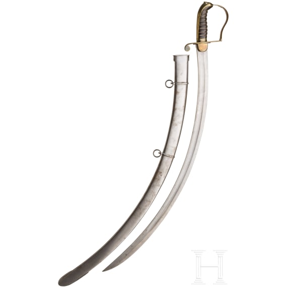 A sabre for members of the light cavalry, circa 1800
