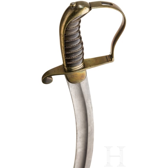 A sabre for members of the light cavalry, circa 1800