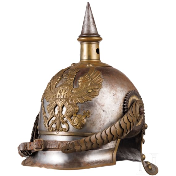 Helm M 1867 f&uuml;r Mannschaften im K&uuml;rassier-Regiment Nr. 7